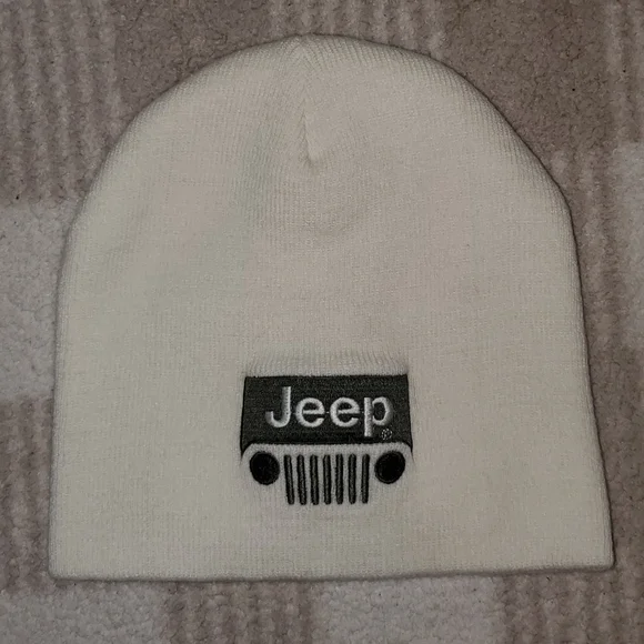 5 for $20 | Jeep Embroidered Grill Logo Small Beanie - Picture 1 of 10